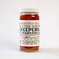 Keepers Harvest 100% Raw Cotton Honey